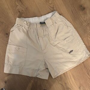 AFTCO Men's Beige Cargo Shorts